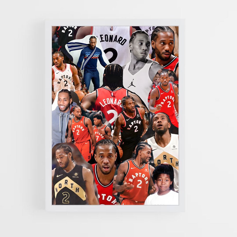 Poster Kawhi the Great – affiche Basketball (vue 3)